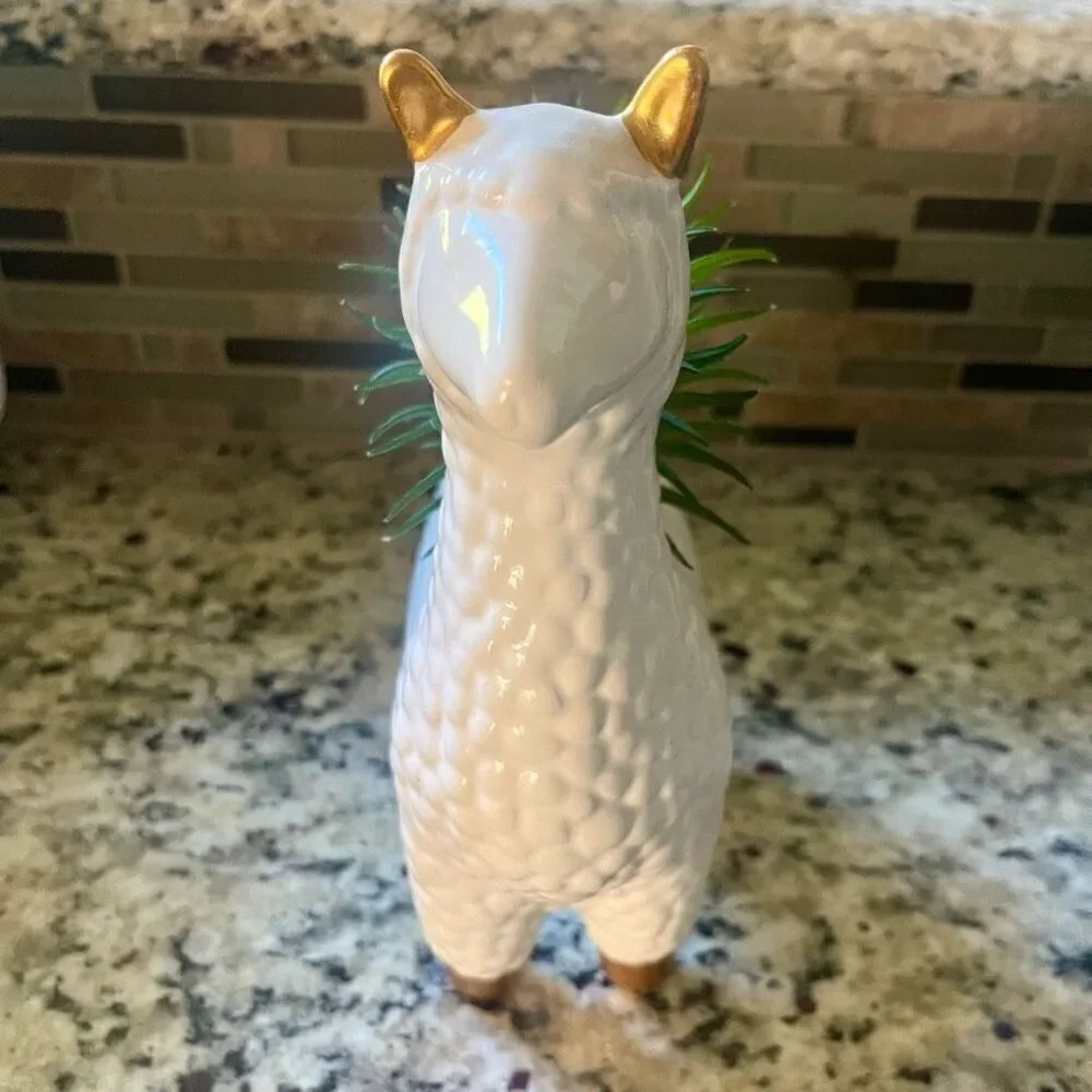 Alpaca Succulent Ceramic Flower Pot New